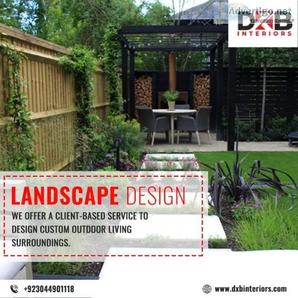 Landscape design services in Lahore  DXB Interiors
