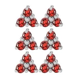 Buy Genuine sterling silver Garnet stone jewelry At Wholesale Pr