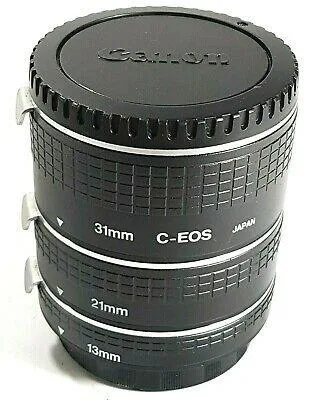 Jessops Extension Tube Set Canon EOS