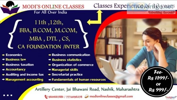 Online live class nashik