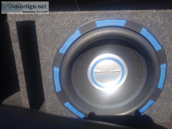 Car Audio System. Subwoofer Ported Box Amplifier. NEW