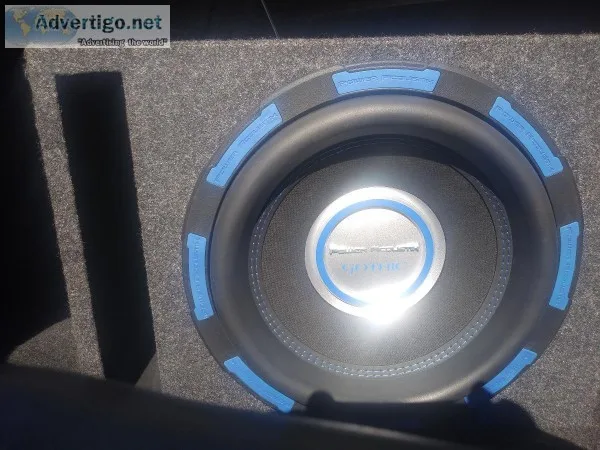 Car Audio System. Subwoofer Ported Box Amplifier. NEW