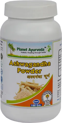 Ashwagandha powder-health benefits and uses of planet ayurveda