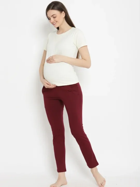 Maternity Straight Fit Comfy Pants