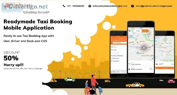 Buy Readymade Taxi Booking App in India