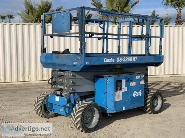 2011 GENIE GS3369RT ROUGH TERRAIN SCISSORLIFT 131904211