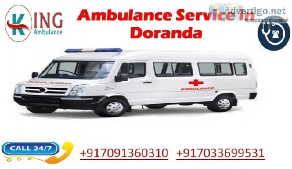 Use Benefit of Low-Cost Ambulance Service in Doranda by King