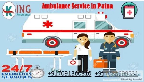 Ambulance Service in Patna by King with Hi-tech Medical Equipmen