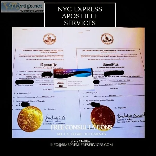 U.S. EXPRESS POWER OF ATTORNEY APOSTILLE SERICES