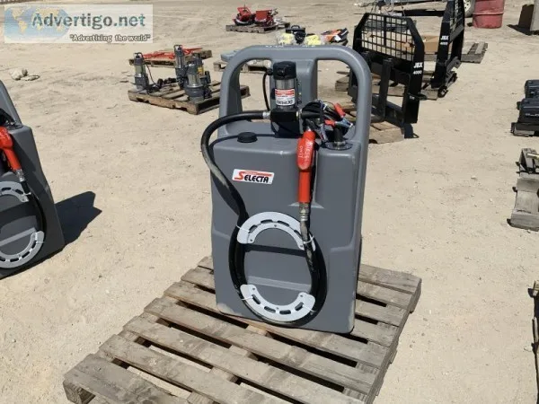 (2) UNUSED 25 GALLON DIESEL FUEL CADDY W12V PUMP
