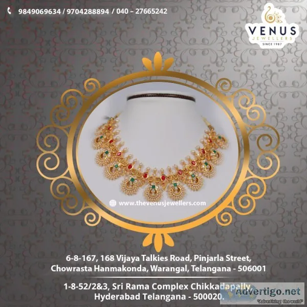 Famous jewellery shops in hyderabad - venus jewellers