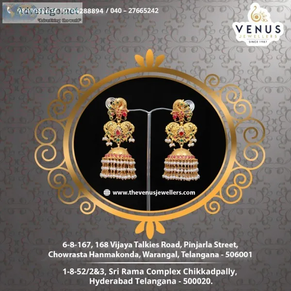 Famous jewellery shops in hanamkonda - venus jewellers