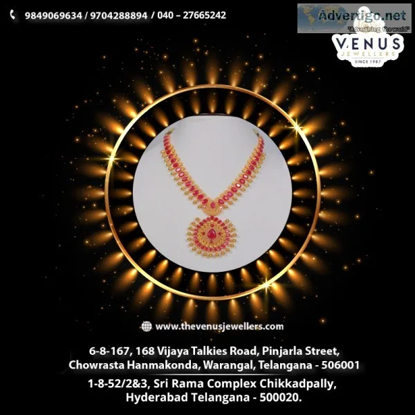 Famous jewellery shops in hyderabad - venus jewellers