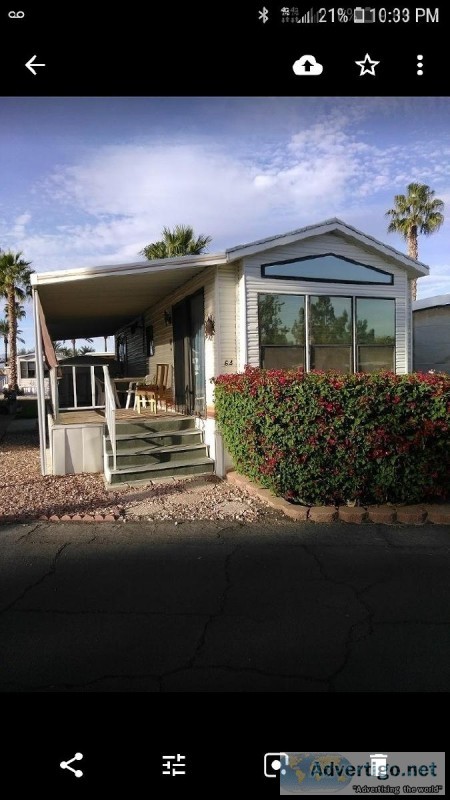 Mobile home with its own land