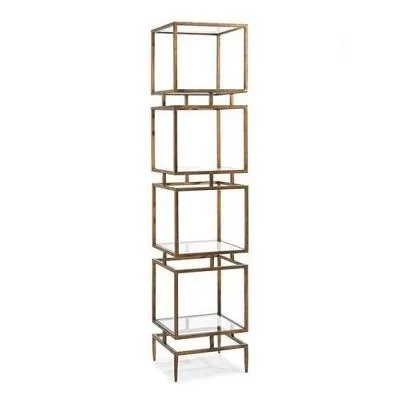 Buy John Richard Modernist Etagere  Bookcases and Etageres  Gray