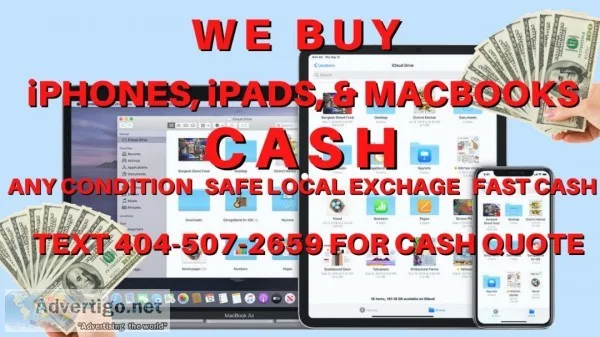 Cash for electronics