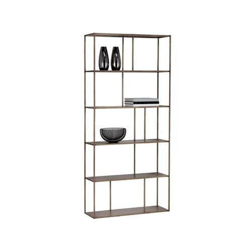 Buy Sunpan Eiffel Bookcase Large Antique Brass  Bookcases and Et