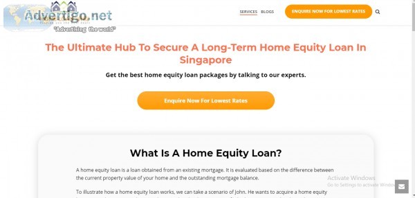 Get the best home equity loan packages by talking to our experts