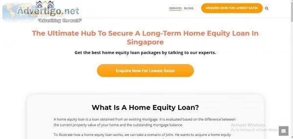 Get the best home equity loan packages by talking to our experts