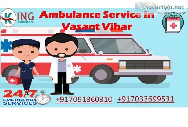 Take Advantage of World-Class Ambulance Service in Vasant Vihar