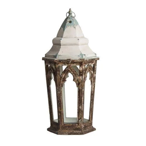 Aged Finish Candle Holder  ChicParadisLux