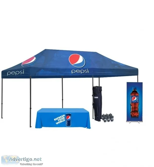 Custom Canopy Tents 10x20 with Graphics Design  USA