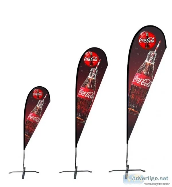 Teardrop Banner for Custom Indoor and Outdoor Sales