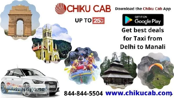Car Rental from Delhi to Shimla Kullu Manali