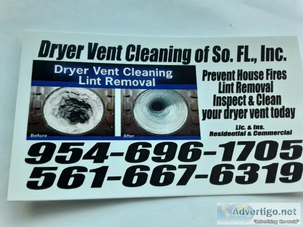 Dryer vent cleaning