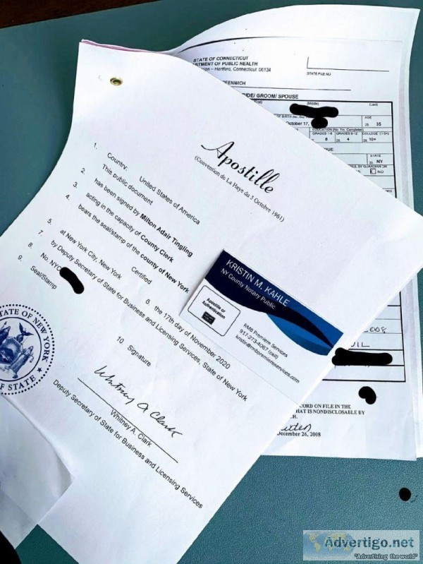 U.S. MARRIAGE CERTIFICATE ONLINE APOSTILLE SERVICES