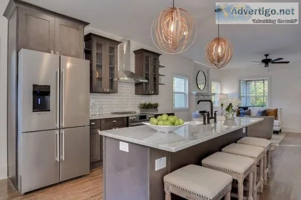 Greystone Shaker Kitchen Cabinets  StockCabinetExpress