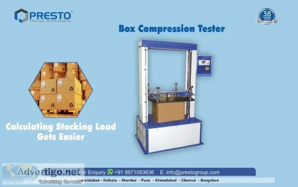 Box Compression Tester Manufacturer and Supplier