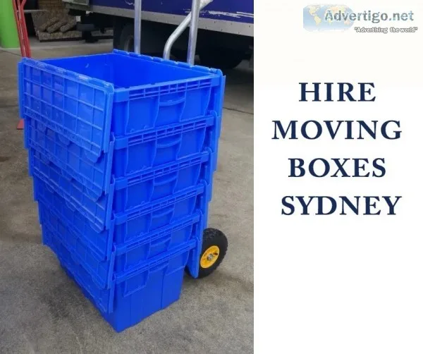 Hire Moving Boxes Sydney from us and have a hassle free move