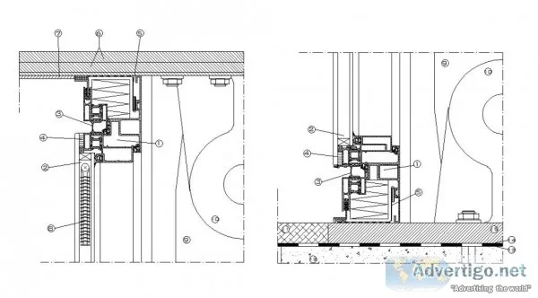 curtain wall shop drawings  Curtain Wall Detailing