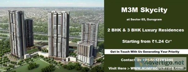 M3M Sky City At Sector 65 - A Life Wrapped In Nature s World