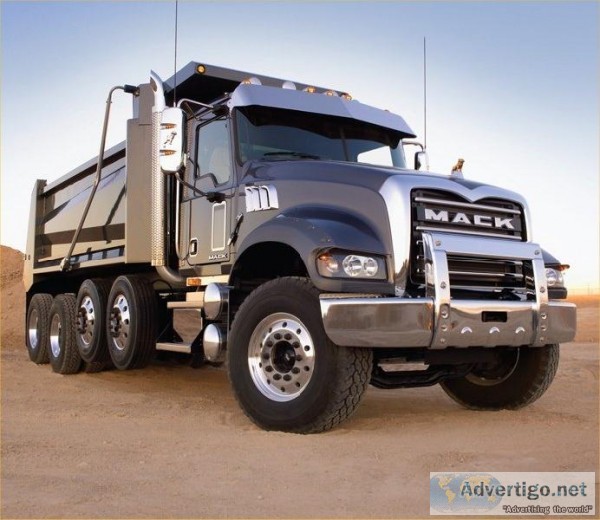 Contact us for your next dump truck loan - (All credit types are