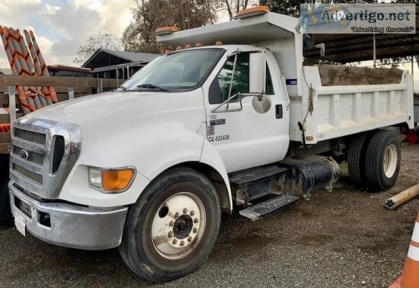 2005 FORD F650 BOBTAIL DUMP TRUCK 13001211