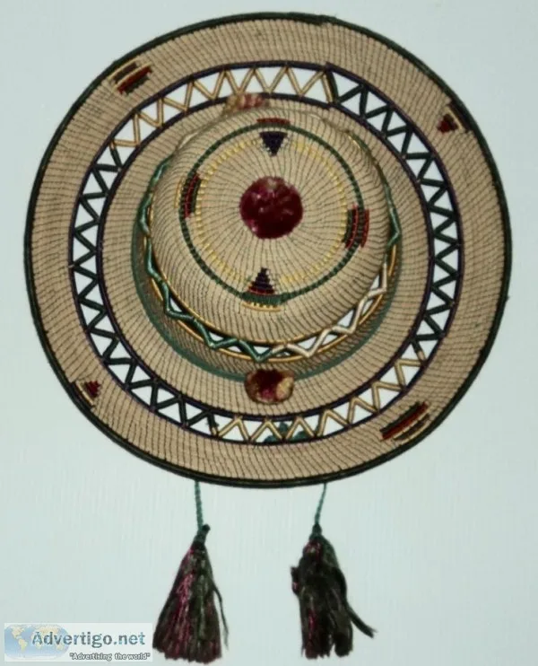 New - Vintage Hand-Made Sombrero