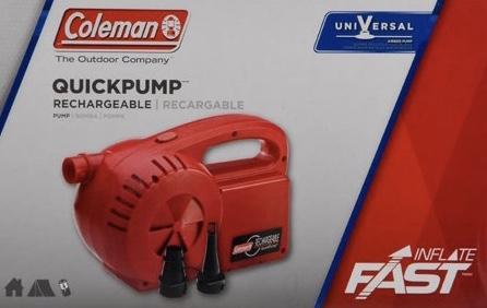 New - Two Coleman Rechargeable QuickPumps