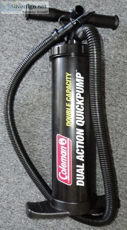 New - Coleman Large Dual Action Quick Pump