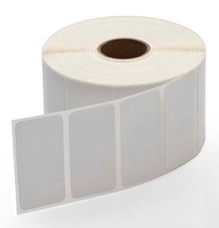 New - (Two) 2 14" x 1 14" Rolls (2560) of Removable Labe