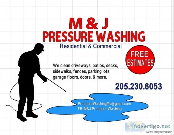 Pressure Washing in Birmingham AL area