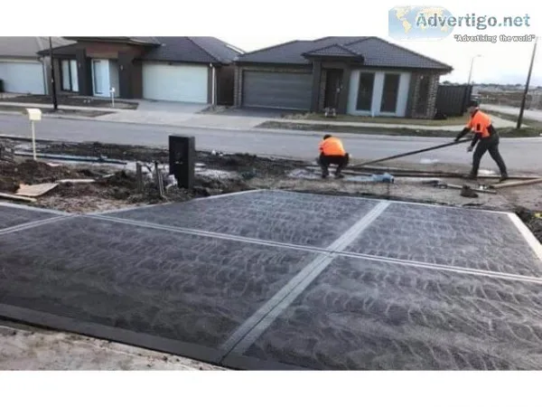 Aggregate Concrete Driveway