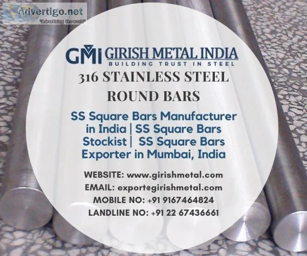 316 Stainless Steel Round Bars Manufacturer