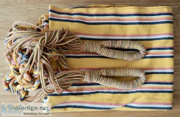 New - Exquisite Two Adult 13  x 6  Handmade Colombian Hammock
