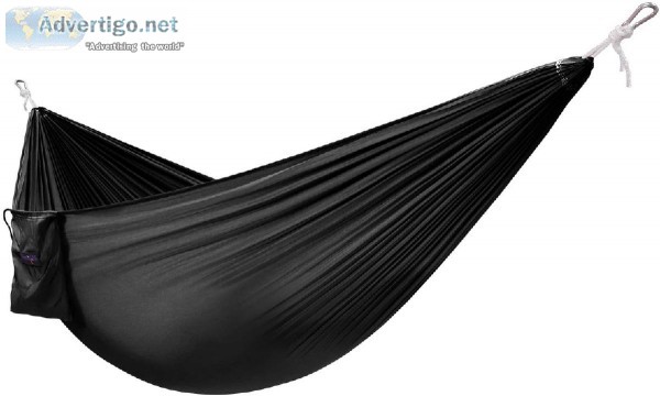 New - SingleDouble Hammock with Tree Straps and Accessories