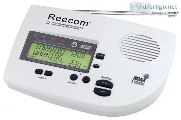 New - Reecom R-1630 Hazard Alert Weather Radio