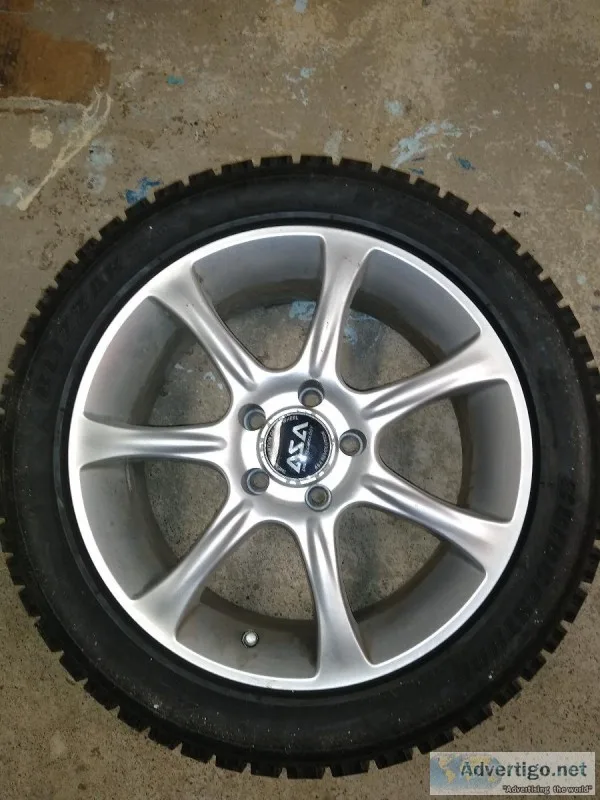 4-Bridgestone Blizzak Tires wASA Rims 22555 R17
