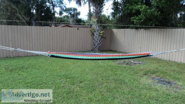 New - Costa Rican Hand-Made Two Person Hammock