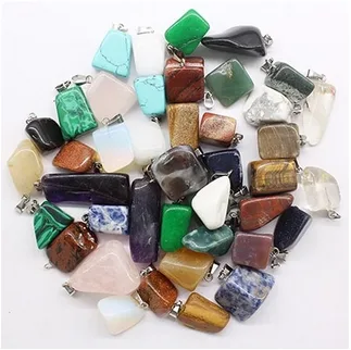 Buy Natural Stone Irregular Shape Pendants ShoppySanta